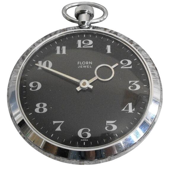 Vintage Florn 17 Jewel Pocket Watch Manual Wind - Picture 1 of 12